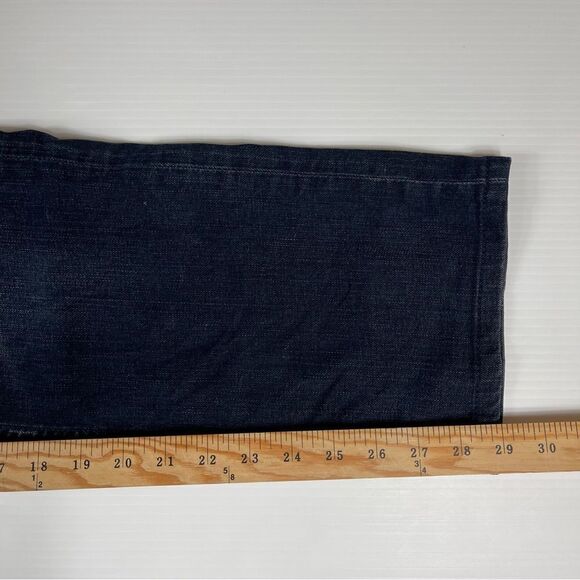 Nudie Jeans Thin Finn Organic Blue Strike Men’s Tag Size 36 HEMMED - Picture 11 of 13